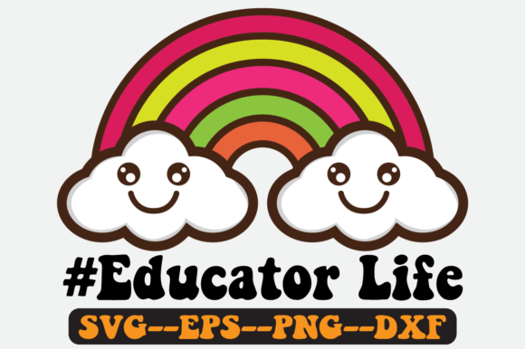 Educator Life Quote Retro Svg Design