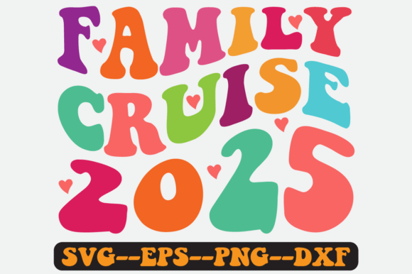 Family Cruise Quote Retro Svg Design