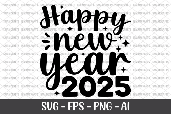 Happy New Year 2025 SVG Review