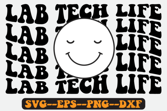 Lab Tech Life Quote Retro Svg Design