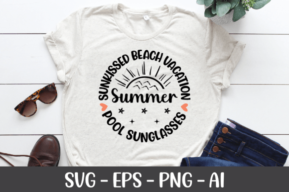 Sunkissed Beach Vacation Summer SVG