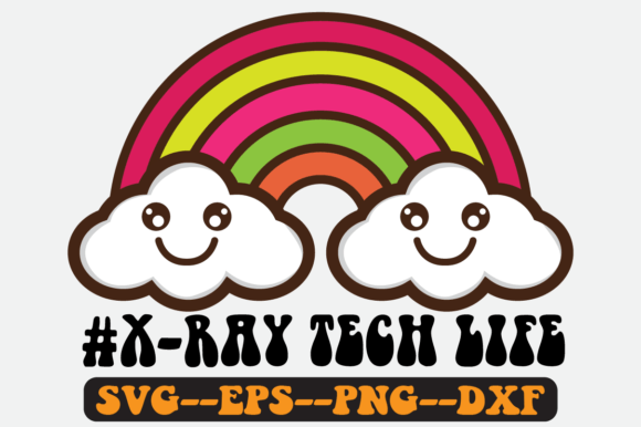 X-ray Tech Life Quote Retro Svg Design